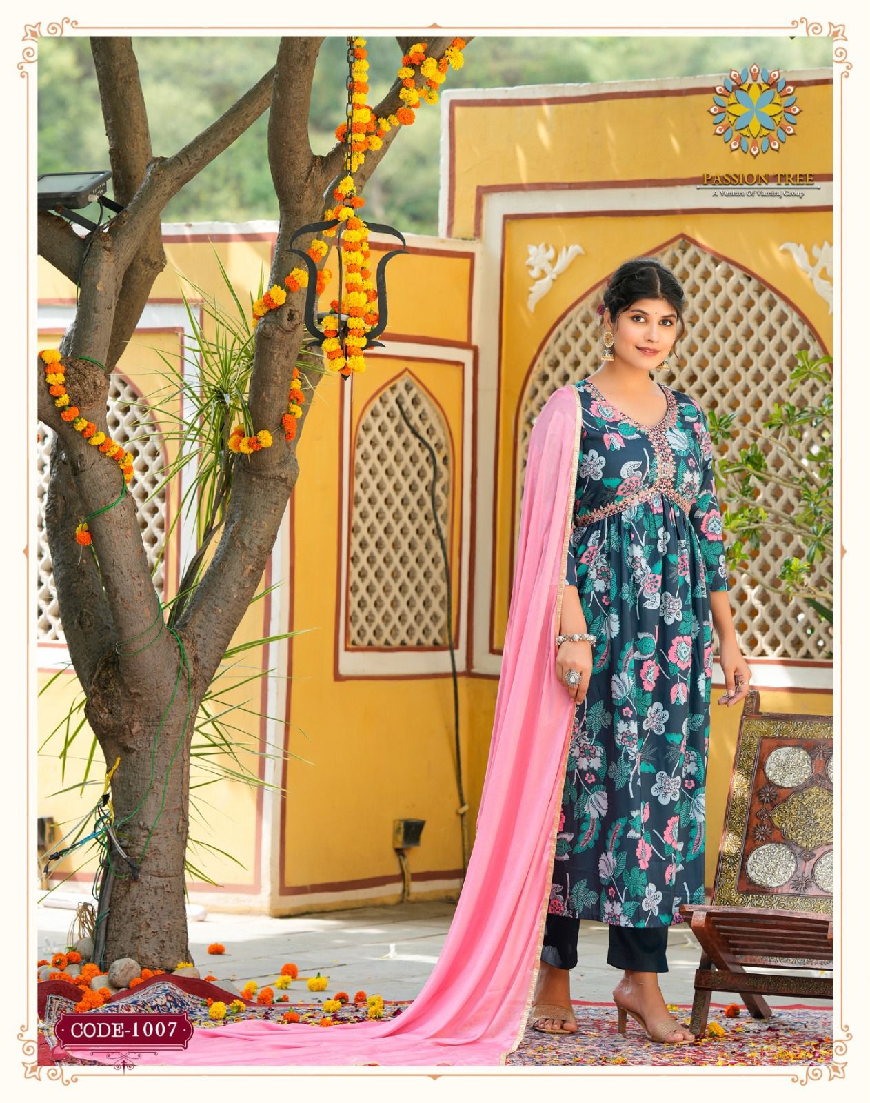 Adwika Vol 1 By Passion Tree Alia Cut Readymade Suits Catalog